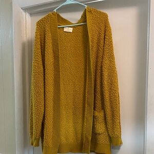 Bobbie Brooks Golden Textured Women's Cardigan